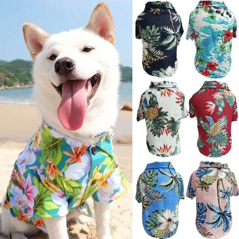 Hawaiian Style Dog Clothes