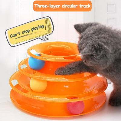INTERACTIVE TOWER CAT TOY