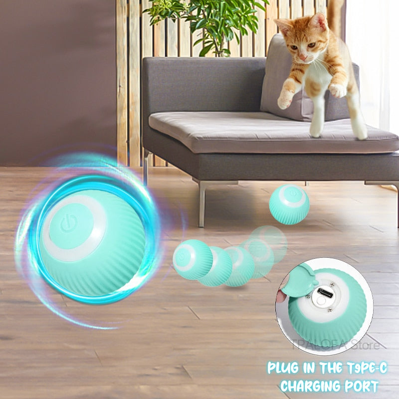 SMART ELECTRIC CAT TOY BALL